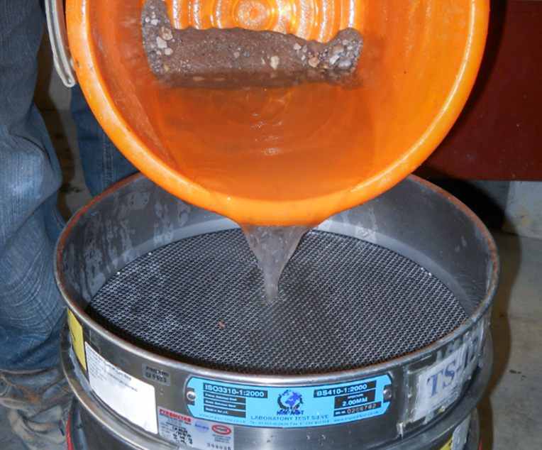 Materials Finer Than 75um by Washing