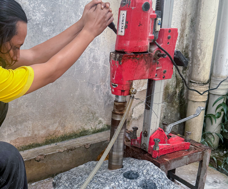 Drilling & Preparation of Rock Cores