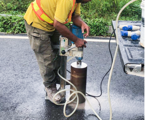 Sampling & Extraction of Premix Core